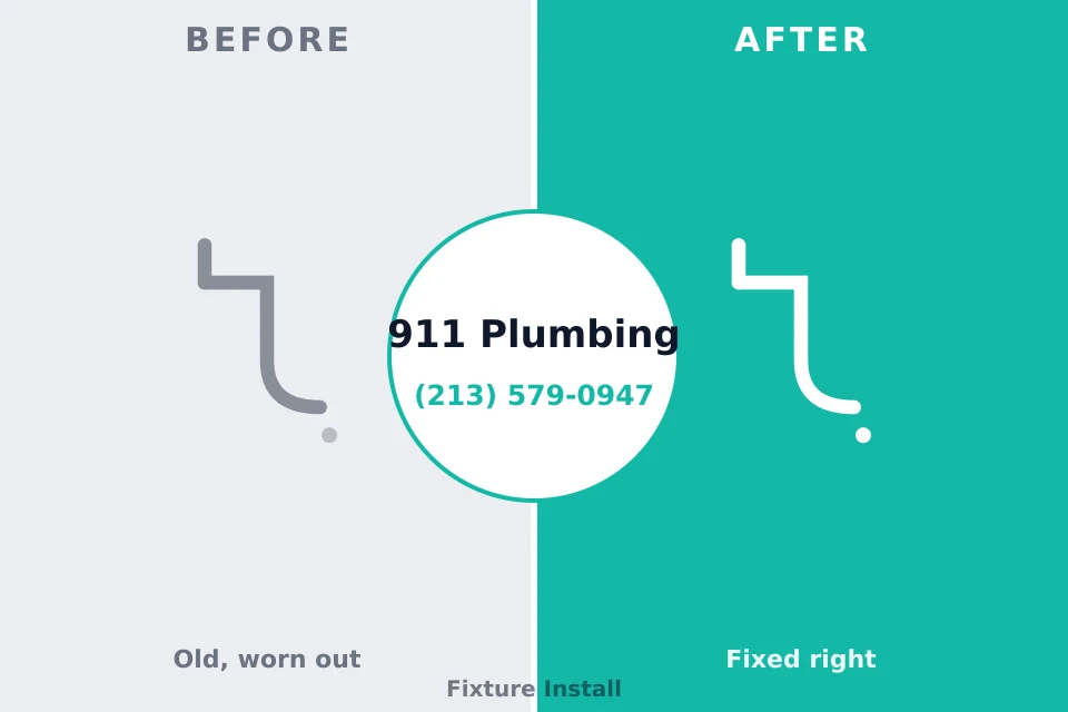 Before and after: plumbing company Spanish Fork, UT